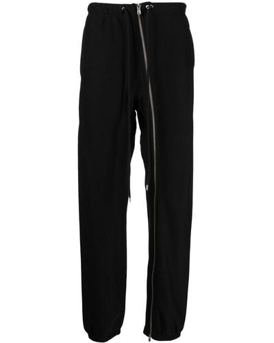 TAKAHIROMIYASHITA TheSoloist. Zip-detail Straight-leg Trousers - Black