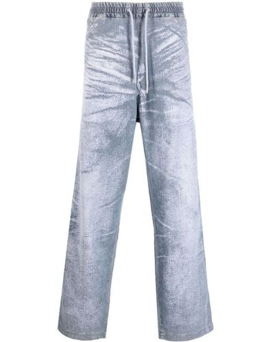DIESEL Jeans D-Martia con coulisse - Blu