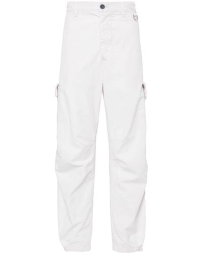 RANRA Loftur Straight-leg Canvas Trousers - White