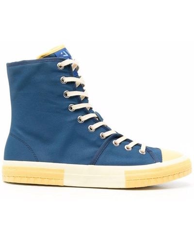 Camper Twins High-top Sneakers - Yellow