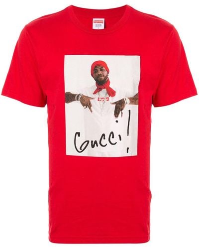 Supreme 'Gucci Mane' T-Shirt - Rot