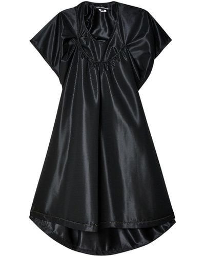 Junya Watanabe ドレープ ドレス - ブラック