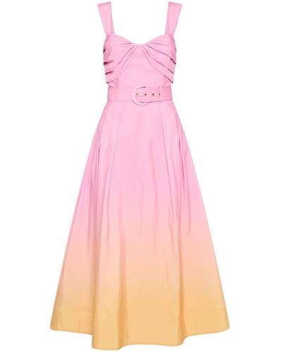 Rebecca Vallance Bambina Ombré Midi Dress - Pink