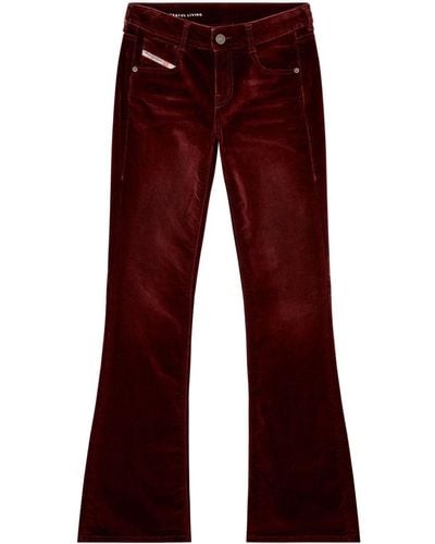 DIESEL Jeans svasati D-Ebbey 1969 - Rosso