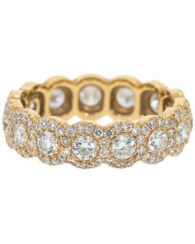 Inbar 18kt Rose Gold Diamond Eternity Ring - Metallic
