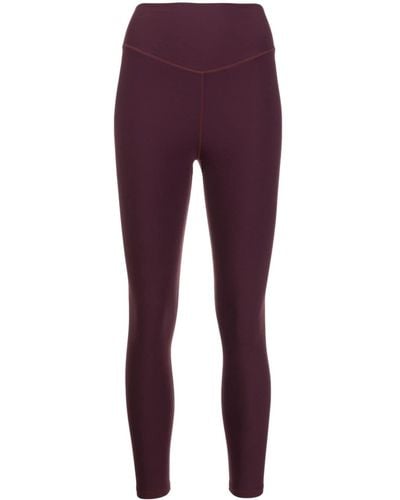The Upside Logo-print Elasticated-waistband leggings - Purple
