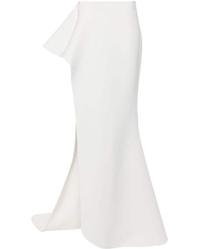 Maticevski Ambience Asymmetric-design Skirt - White