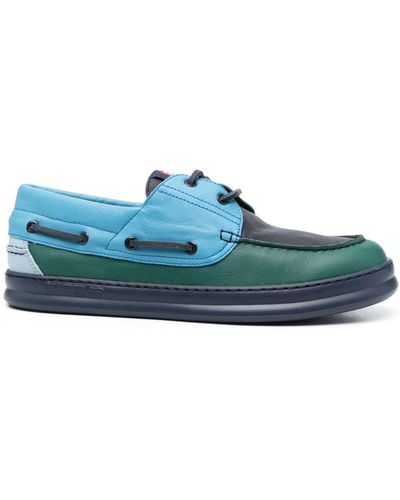 Camper Mocassini da barca Runner Four Twins - Blu