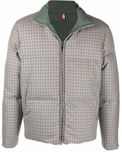 Thom Browne Reversible Puffer Coat - Grey