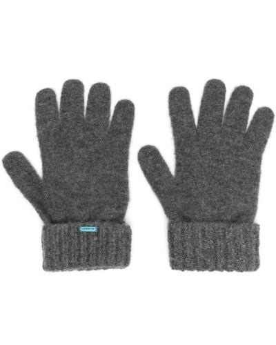 Alanui Finest Cashmere-silk Gloves - Gray