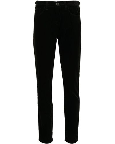 Emporio Armani Slim-cut Mid-rise Jeans - Black