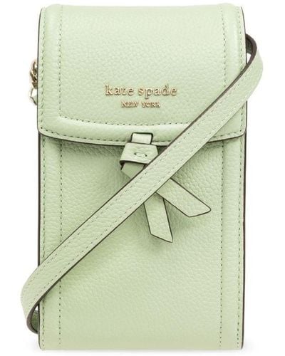 Kate Spade Bungalow Leather Crossbody Bag - Green