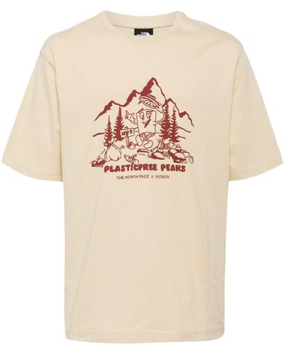 The North Face X Patron Graphic-print Cotton T-shirt - Natural