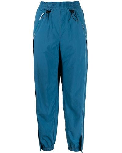 3.1 Phillip Lim Track-less Cropped Track Pants - Blue