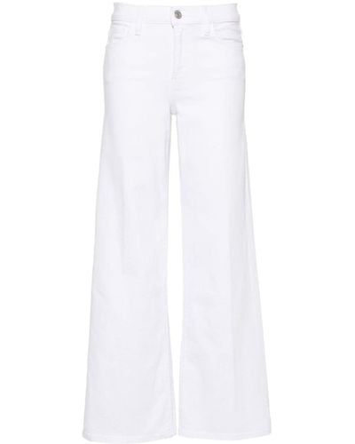 FRAME Jean taille haute Le Slim Palazzo à coupe ample - Blanc