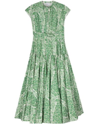 Giambattista Valli Côte D'azur-print Maxi Dress - Green