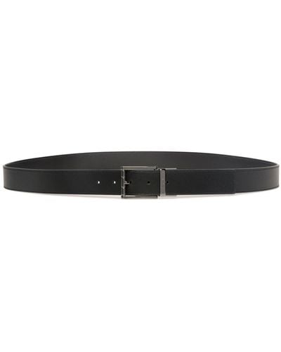 Bally Leather Bucket Belt - Black