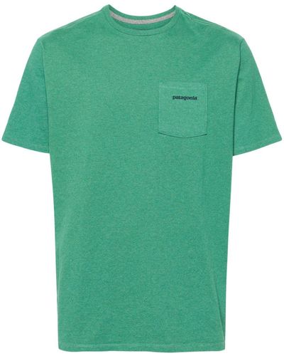 Patagonia Boardshort Logo-print T-shirt - Green