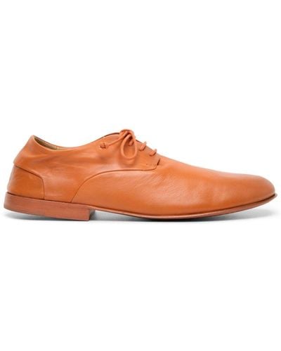 Marsèll Stucco Leather Derby Shoes - Orange