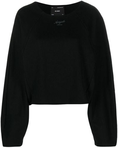 Axel Arigato Halle Logo-embroidered Sweatshirt - Black