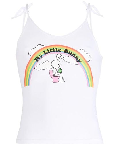 Natasha Zinko My Little Bunny Tanktop - Weiß