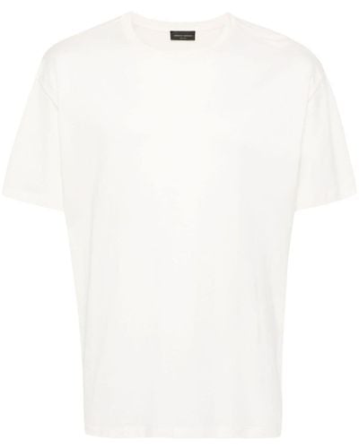 Roberto Collina Short-sleeve Cotton T-shirt - White