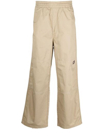 Dickies Construct Logo-patch Straight-leg Pants - Natural