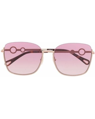 Chloé Frameless Gradient Sunglasses - Metallic