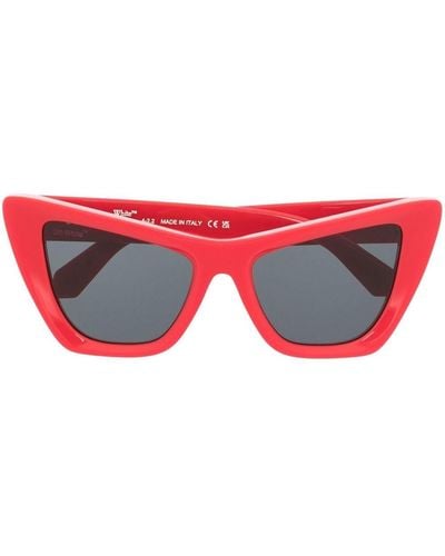 Off-White c/o Virgil Abloh Arrows Cat-eye Sunglasses - Red