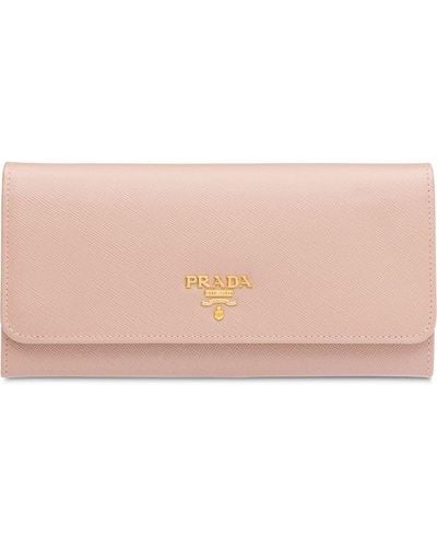 Prada Portemonnaie mit Logo - Pink
