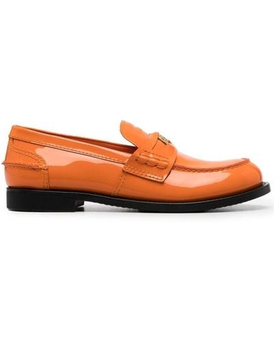 Miu Miu Shoes > flats > loafers - Orange