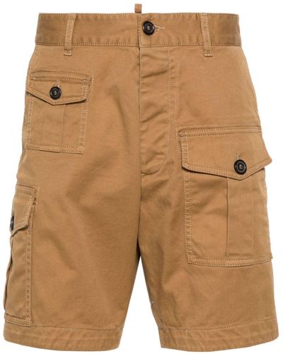 DSquared² Sexy Cargo Shorts - Natural