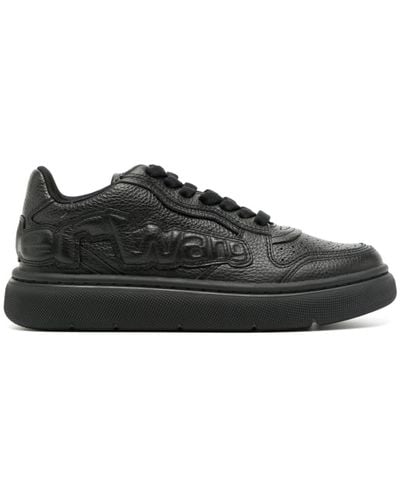 Alexander Wang Puff Logo-embossed Sneakers - Black