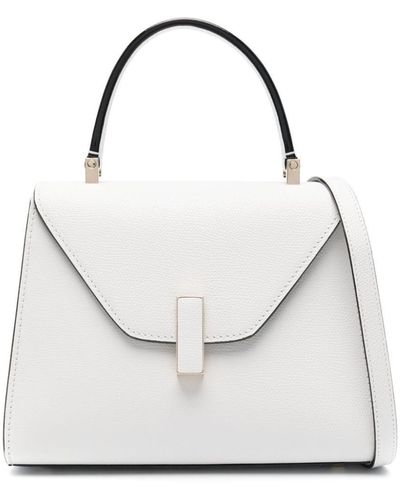 Valextra Mini Iside Top-handle Bag - White
