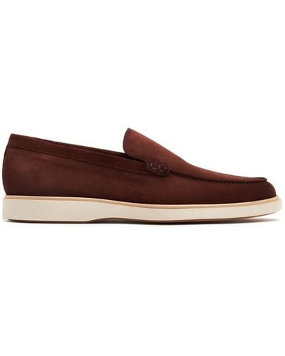 Magnanni Lourenco Suede Loafers - Brown