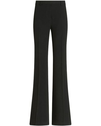 Etro Mid-rise Flared Trousers - Black