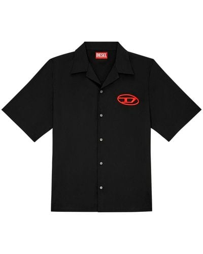 DIESEL S-mac Organic Cotton Shirt - Black