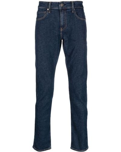 Calvin Klein Mid-rise Slim-fit Jeans - Blue