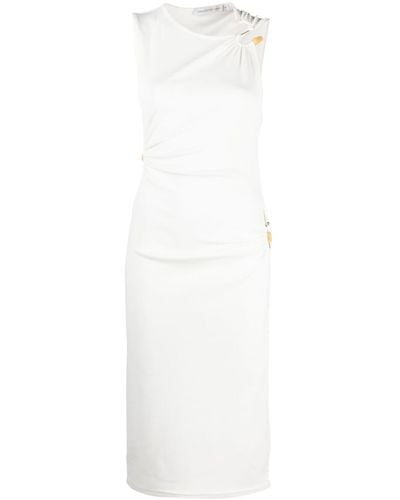 Christopher Esber Callisto Trinity Tank Dress - Women's - Spandex/elastane/polyester - White