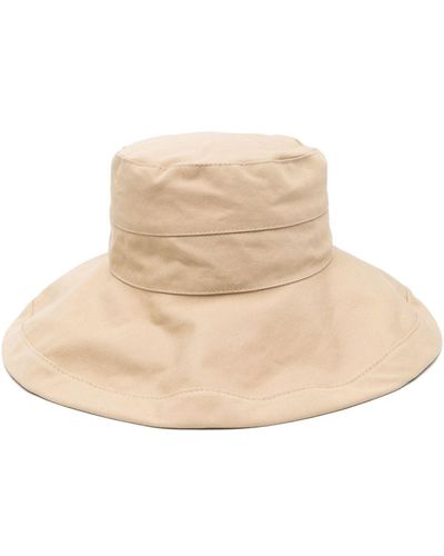 Jil Sander Bucket Hat - Natural
