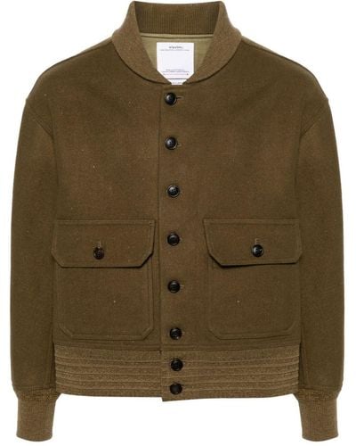 Visvim Chaqueta de aviador Dayton - Verde