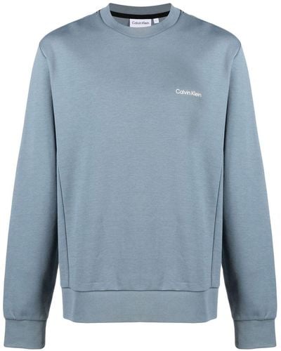 Calvin Klein Sweater Met Logo - Blauw