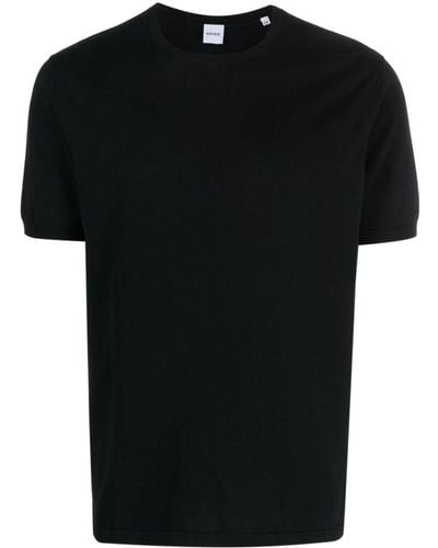 Aspesi Slim-fit T-shirt - Zwart