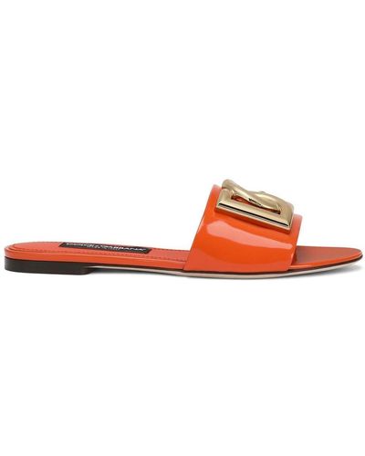 dolce gabbana orange shoes