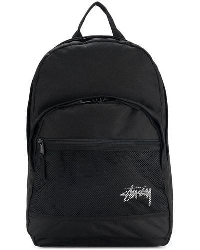 Stussy Logo-print Backpack - Black