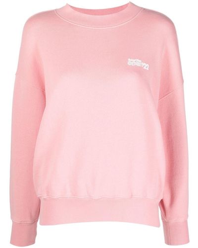 Reina Olga Sweater Met Logoprint - Roze