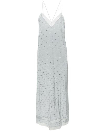Zadig & Voltaire Reman Silk Maxi Dress - White