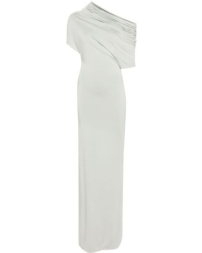 Concepto Cowl-neck Maxi Dress - White
