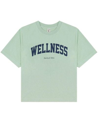 Sporty & Rich Wellness Ivy T-Shirt - Grün