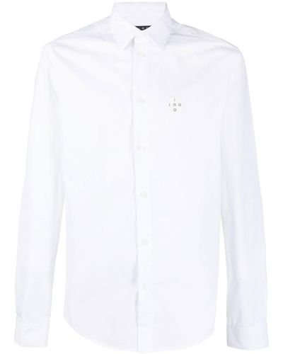 IRO Logo Appliqué Classic Shirt - White